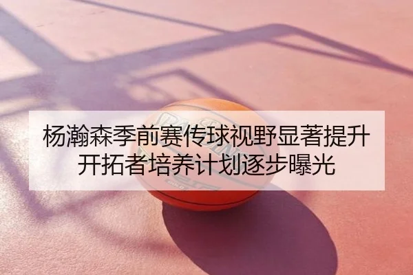 杨瀚森季前赛传球视野显著提升 开拓者培养计划逐步曝光
